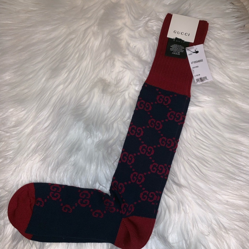 💯 percent authentic GG socks